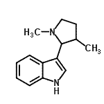 CAS#: 801175-13-3， 3-(1,3-Dimethyl-2-pyrrolidinyl)-1H-indole