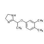 CAS 登录号：801182-08-1， 2-[1-(3,4-二甲基苯氧基)乙基]-4,5-二氢-1H-咪唑