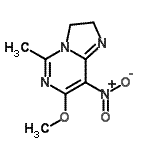 CAS#: 801210-93-5， 7-Methoxy-5-methyl-8-nitro-2,3-dihydroimidazo[1,2-c]pyrimidine