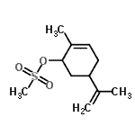 CAS#: 801294-25-7， 5-Isopropenyl-2-methyl-2-cyclohexen-1-yl methanesulfonate
