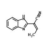 CAS#: 80144-15-6， (2Z)-2-(1H-Benzimidazol-2-yl)-2-butenenitrile