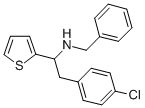 CAS#: 80154-73-0， alpha-((4-Chlorophenyl)Methyl)-N-(Phenylmethyl)Thiophenemethanamine