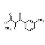 CAS 登录号：80171-30-8， 甲基2-氟-3-(3-甲基苯基)-3-氧代丙酸酯