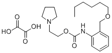 CAS#: 80171-61-5， 2-(1-Pyrrolidinyl)ethyl 2-((hexyloxy)methyl)carbanilate oxalate