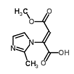 CAS#: 801998-22-1， (2Z)-4-Methoxy-2-(2-methyl-1H-imidazol-1-yl)-4-oxo-2-butenoic acid
