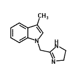 CAS#: 802020-06-0， 1-(4,5-dihydro-1H-imidazol-2-ylmethyl)-3-methyl-indole