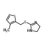 CAS#: 802026-15-9， 2-{[(3-Methyl-2-thienyl)methyl]sulfanyl}-4,5-dihydro-1H-imidazole
