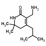 CAS#: 802037-47-4， 3-(Aminomethyl)-4-isobutyl-6,6-dimethyl-5,6-dihydro-2(1H)-pyridinone