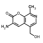 CAS#: 802041-74-3， 3-Amino-5-(hydroxymethyl)-8-methyl-2H-pyrano[2,3-c]pyridin-2-one