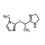 CAS#: 802046-03-3， 2-{[1-(4,5-Dihydro-1H-imidazol-2-yl)ethyl]sulfanyl}-1-methyl-1H-imidazole