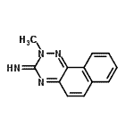CAS#: 802259-43-4， 2-Methylnaphtho[2,1-e][1,2,4]triazin-3(2H)-imine