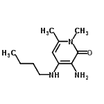 CAS#: 802266-69-9， 3-Amino-4-(butylamino)-1,6-dimethyl-2(1H)-pyridinone