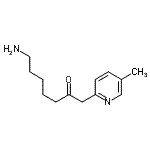 CAS#: 802283-55-2， 7-Amino-1-(5-methyl-2-pyridinyl)-2-heptanone