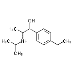 CAS#: 802302-54-1， 1-(4-Ethylphenyl)-2-(isopropylamino)-1-propanol