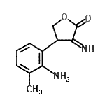 CAS#: 802306-24-7， 4-(2-Amino-3-methylphenyl)-3-iminodihydro-2(3H)-furanone
