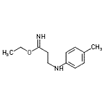 CAS#: 802311-72-4， Ethyl 3-[(4-methylphenyl)amino]propanimidate