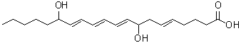 CAS#: 80234-66-8， (5E,9E,11E,13E)-8,15-Dihydroxy-5,9,11,13-icosatetraenoic acid