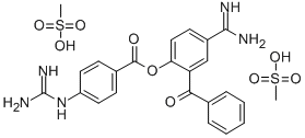 CAS#: 80251-34-9， 4-Amidino-2-Benzoylphenyl 4-Guanidinobenzoate Dimethanesulfonate