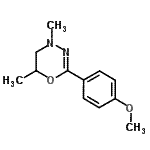 CAS#: 802552-82-5， 2-(4-Methoxyphenyl)-4,6-dimethyl-5,6-dihydro-4H-1,3,4-oxadiazine