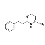 CAS#: 802588-24-5， 1-Methyl-3-(2-phenylethyl)-1,2,5,6-tetrahydro-1,2,4-triazine