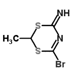 CAS#: 802855-44-3， 6-Bromo-2-methyl-4H-1,3,5-dithiazin-4-imine