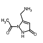 CAS#: 802899-81-6， 1-Acetyl-5-(aminomethyl)-1,2-dihydro-3H-pyrazol-3-one