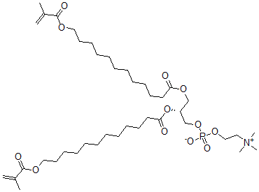 CAS#: 80294-17-3, Bis(1,2-(Methacryloyloxy)Dodecanoyl)Phosphatidylcholine