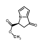 CAS#: 80314-99-4， Methyl (3S)-1-oxo-2,3-dihydro-1H-pyrrolizine-3-carboxylate