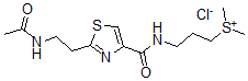 CAS#: 80337-63-9， 3-(((2-(2-(Acetylamino)Ethyl-4-Thiazolyl)Carbonyl)Amino)Propyl)DimethylSulfonium Chloride