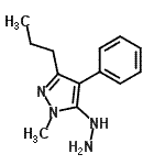 CAS#: 803605-65-4， 5-Hydrazino-1-methyl-4-phenyl-3-propyl-1H-pyrazole