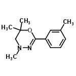 CAS#: 803618-31-7， 4,6,6-Trimethyl-2-(3-methylphenyl)-5,6-dihydro-4H-1,3,4-oxadiazine