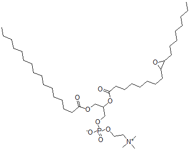 CAS 登录号:80362-01-2, 1-棕榈酰-2-(9,10-环氧硬脂酰)磷脂酰胆碱