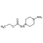 CAS 登录号：803633-59-2， 乙基(4-氨基-1-哌嗪基)氨基甲酸酯