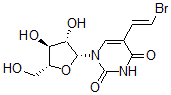 CAS 登录号：80434-16-8， (E)-1-beta-D-阿拉伯糖呋喃基-5-(2-溴乙烯基)-2,4(1H,3H)-嘧啶二酮