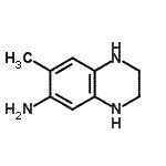 CAS#: 804427-12-1， 7-Methyl-1,2,3,4-tetrahydro-6-quinoxalinamine