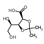 CAS#: 804428-94-2， 2,3-O-Isopropylidene-D-lyxonic acid
