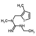 CAS#: 804433-18-9， 3-Ethyl-1-methyl-1-[(3-methyl-2-thienyl)methyl]guanidine