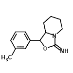 CAS#: 804442-72-6， 1-(3-Methylphenyl)hexahydro[1,3]oxazolo[3,4-a]pyridin-3-imine