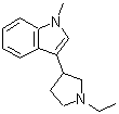 CAS#: 804445-19-0， 3-(1-Ethyl-3-pyrrolidinyl)-1-methyl-1H-indole