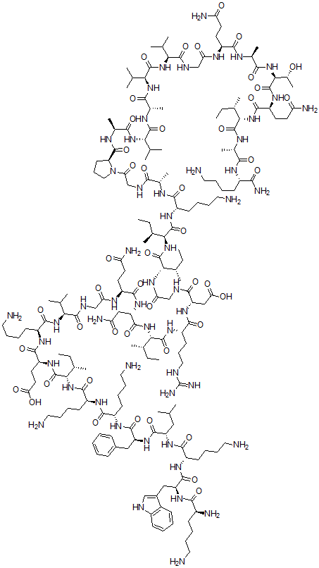 结构式 CAS# 80451-04-3, 抗菌肽 A