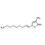 CAS#: 804518-29-4， 3-Methyl-5-[(1E)-1-nonen-1-yl]-2(5H)-furanone