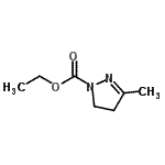 CAS#: 80457-39-2， Ethyl 3-methyl-4,5-dihydro-1H-pyrazole-1-carboxylate