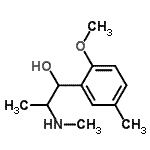 CAS#: 805180-92-1， 1-(2-Methoxy-5-methylphenyl)-2-(methylamino)-1-propanol