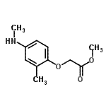 CAS 登录号：805237-82-5， 甲基[2-甲基-4-(甲基氨基)苯氧基]乙酸酯