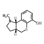 CAS#: 805246-35-9， (3aR,9bS)-1-Methyl-1,2,3,3a,4,9b-hexahydrothiochromeno[4,3-b]pyrrol-6-ol