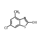 CAS#: 80567-64-2， 6-Chloro-4-methyl-1,3-benzothiazol-2-ol