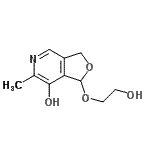 CAS#: 805945-95-3， 1-(2-Hydroxyethoxy)-6-methyl-1,3-dihydrofuro[3,4-c]pyridin-7-ol