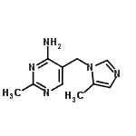 CAS#: 805946-52-5， 2-Methyl-5-[(5-methyl-1H-imidazol-1-yl)methyl]-4-pyrimidinamine