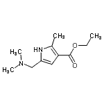 CAS#: 805968-66-5， Ethyl 5-[(dimethylamino)methyl]-2-methyl-1H-pyrrole-3-carboxylate