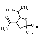 CAS#: 805985-76-6， 5-Isopropyl-2,2-dimethyl-1,3-thiazolidine-4-carboxamide
